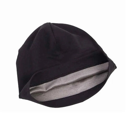 Adult Anti Radiation Protection Beanies Hat Women Men Versatile Faraday EMF Cap Half Silver Fiber RFID Blocking Electromagnetic