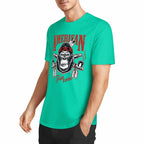 New 2025 Pure cotton short sleeved T-shirt Front print Multiple colors