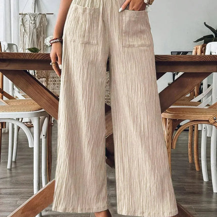 Frill Wide Leg Pants