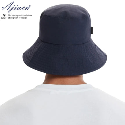 Electromagnetic radiation protective 50% or 100% silver fiber lining bucket hat unisex Computer, Cell phone EMF shielding cap