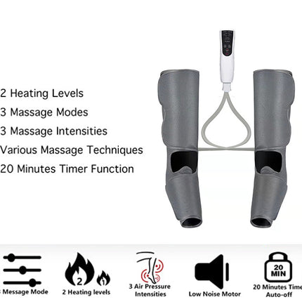 Leg massager air pressure air wave hot compress beauty leg massager knee size leg massager