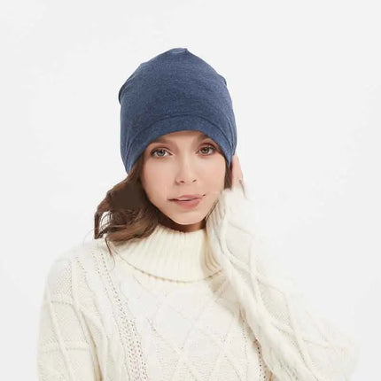 Adult Anti Radiation Protection Beanies Hat Women Men Versatile Faraday EMF Cap Half Silver Fiber RFID Blocking Electromagnetic