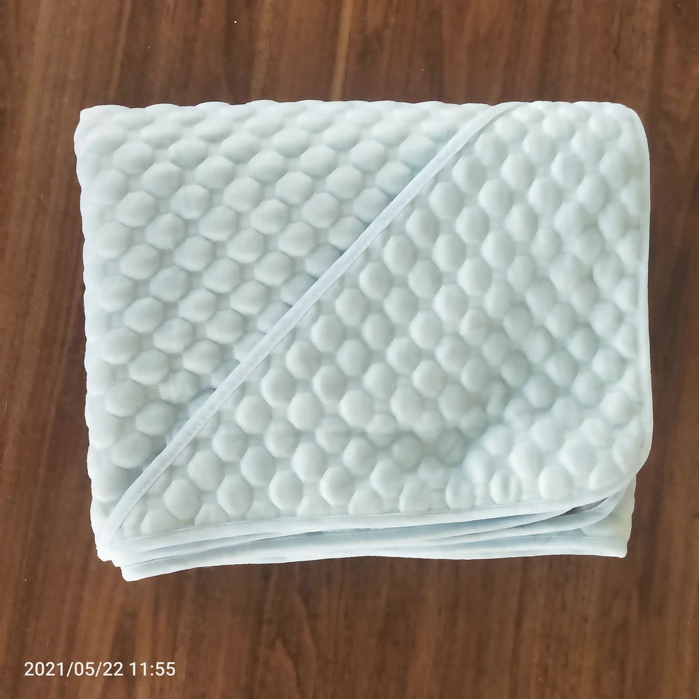 WIFI and cell phone radiation protection pregnant women apply 100% silver fiber blanket EMF shielding baby quilt