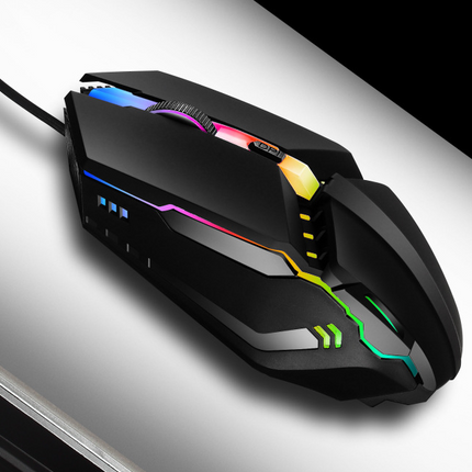 Wired mouse USB illuminated desktop computer laptop computer gaming and competitive mouse