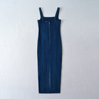 Women's Clothing Hot Selling European and American Style Denim Fitted Backless Dress
