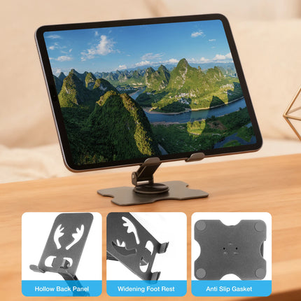 Universal All Aluminum Alloy Foldable Desk Phone Holder Mount Stand For Mobile Phone Holder For Tablet Desktop Metal Holder