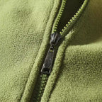 Round neck long sleeved stand up collar cardigan casual base shirt for men