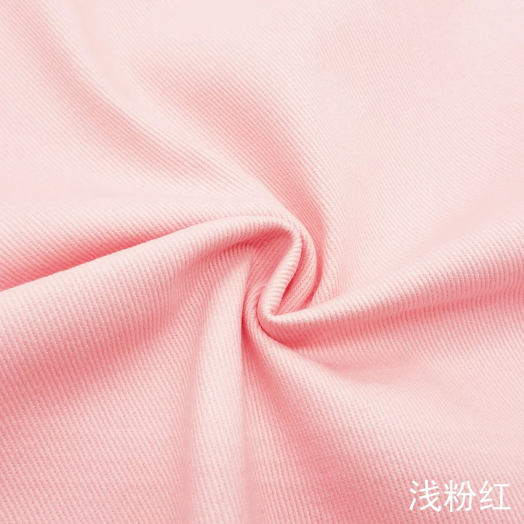 Color Non-stretch Twill Thickening 100%Pure Cotton Denim Fabric Autumn and Winter Jacket Pants DIY Clothing Design Sewing Fabric