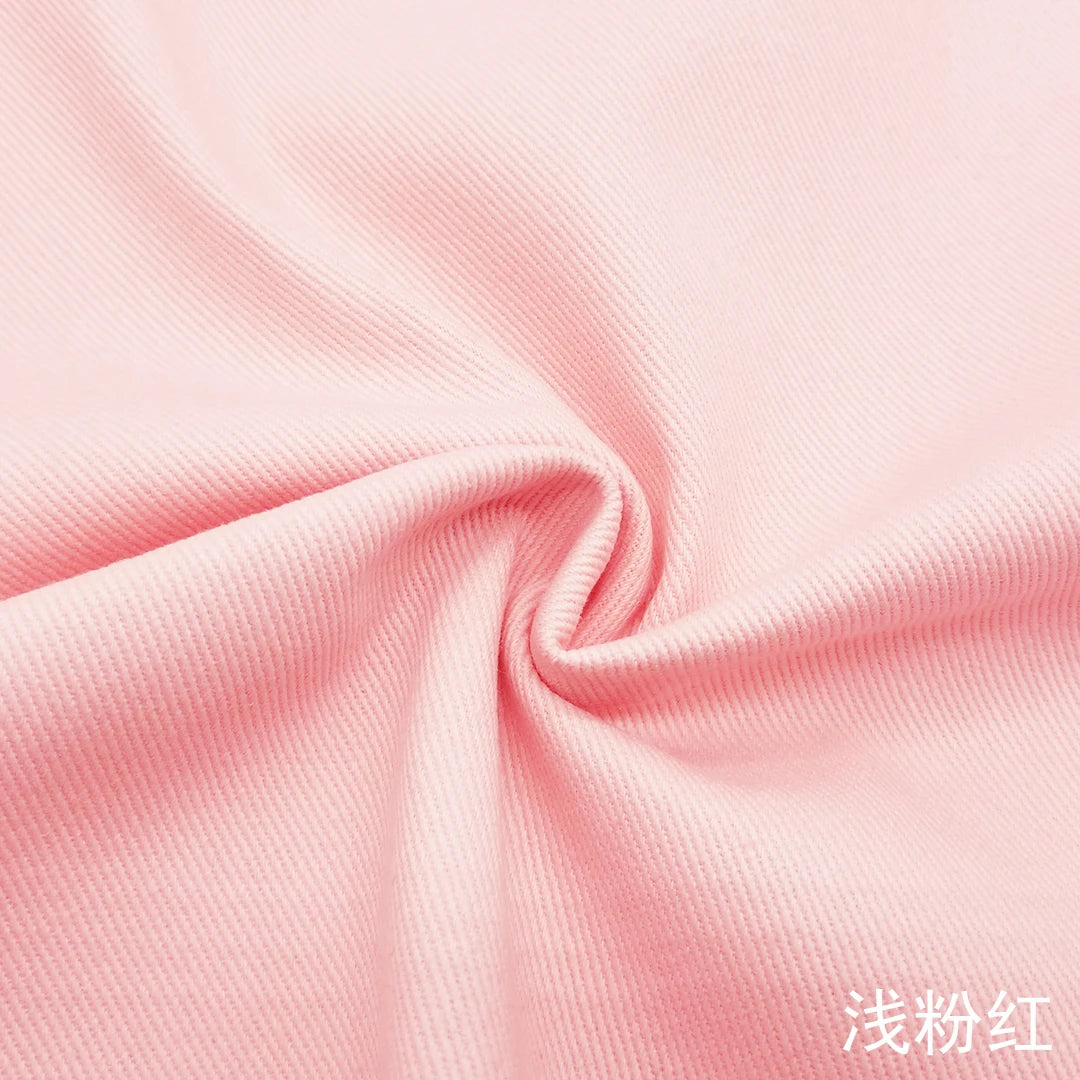 Color Non-stretch Twill Thickening 100%Pure Cotton Denim Fabric Autumn and Winter Jacket Pants DIY Clothing Design Sewing Fabric