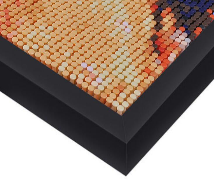 Pushpin painting, pins painting, DIY Custom photo puzzles, creative portrait handmade