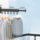 Retractable Cloth Drying Rack Folding Clothes Hanger Wall Mount Indoor Amp Outdoor Space Saving Home Laundry Clothesline