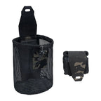 Tactical Dump Pouch Foldable High Capacity Nylon Mesh MOLLE Belt Compatible Lightweight Durable