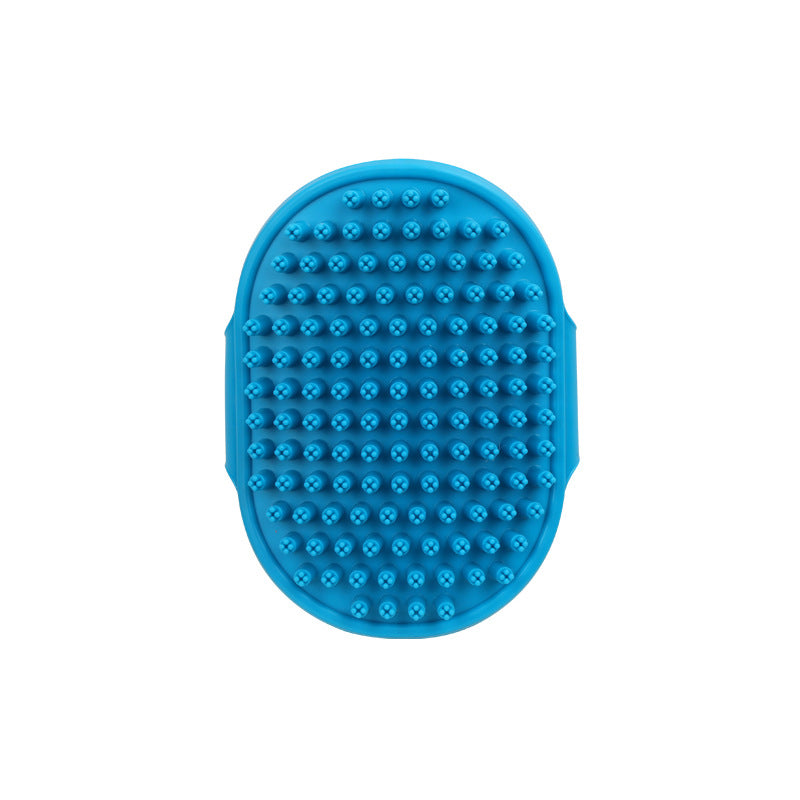 The Food Grade Silicone Pet Bathing Massage Brush
