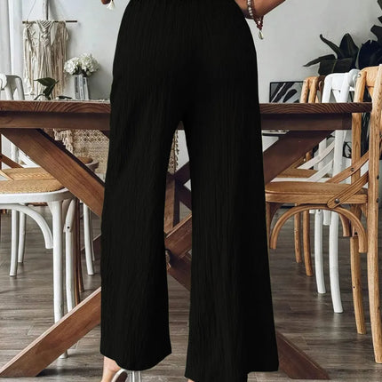 Frill Wide Leg Pants