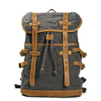 Canvas Men Bag Casual Shoulder Backpack Men Waterproof Outdoor Travel Bag Student Schoolbag