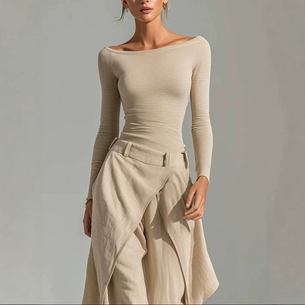 Loose top+pants two-piece set for women