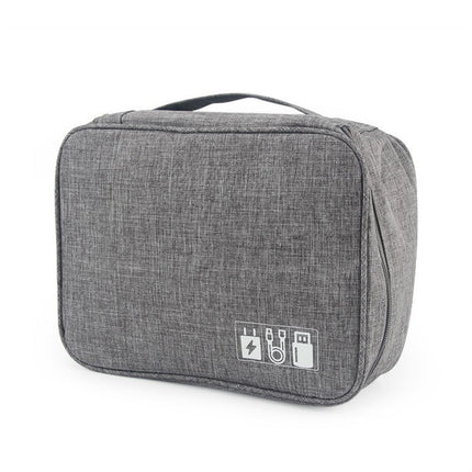 Travel Digital Cable Storage Bag Earphones Mobile Power Organizer Bag Waterproof Electronics Accessories Case