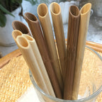100pcs Eco-Friendly Reusable Bamboo Straws