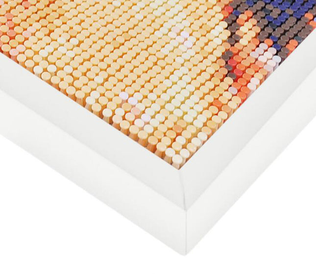 Pushpin painting, pins painting, DIY Custom photo puzzles, creative portrait handmade