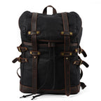 Canvas Men Bag Casual Shoulder Backpack Men Waterproof Outdoor Travel Bag Student Schoolbag