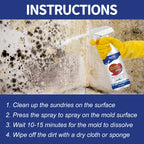 Mildew Remover, Wall Toilet Wash Basin Mildew Removal Spray