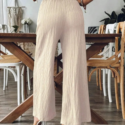 Frill Wide Leg Pants