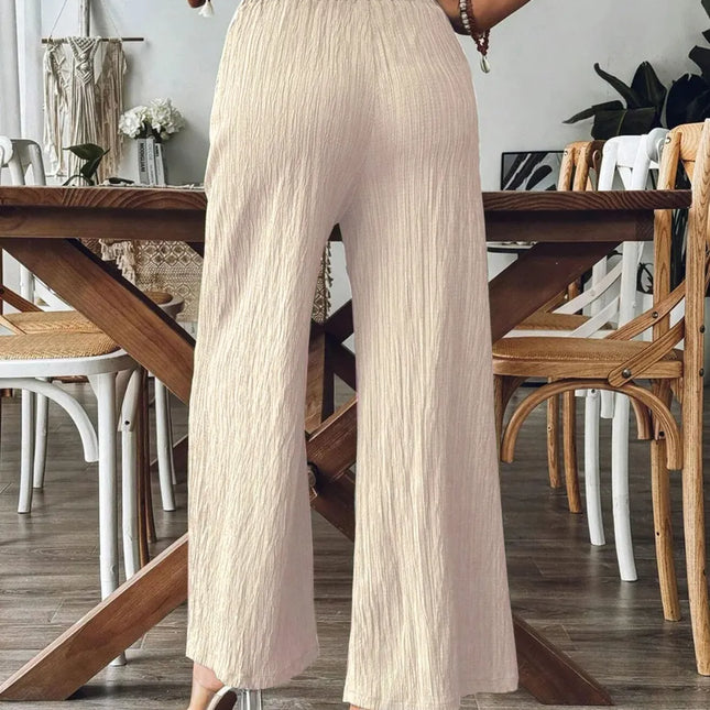 Frill Wide Leg Pants