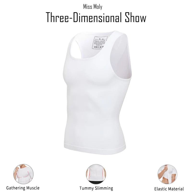 Men Slimming Body Shaper Belly Control ClothingMan Shapers Modeling Underwear Waist Trainer Corrective Posture Vest Corset