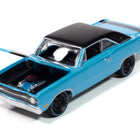 1969 Dodge Dart GTS 340 Blue with Black Top and Stripes 