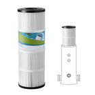 Pool Filter Cartridge, 50 Sq. Ft Spa Hot Tub Filter Cartridge Replacement, Compatible with Hayward C500, CX500-RE, Pleatco, Secure for Kids & Pet, Trilobal Pleated, Easy to Clean