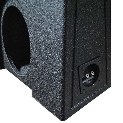 Qpower QBOMB Dual 12" Vented Empty Box Behind Seat Mount