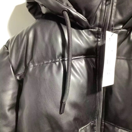 Winter Women's Cold Coat Winter Jackets For Women 2023 Warm Leather PU Parkas Winter Coat Promotion Female Outerwear