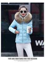 2022 New Winter Jacket Women Faux Fur Hooded Parka Coats Female Long Sleeve Thick Warm Snow Wear Jacket Coat Mujer Quilted Tops