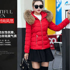 2022 New Winter Jacket Women Faux Fur Hooded Parka Coats Female Long Sleeve Thick Warm Snow Wear Jacket Coat Mujer Quilted Tops