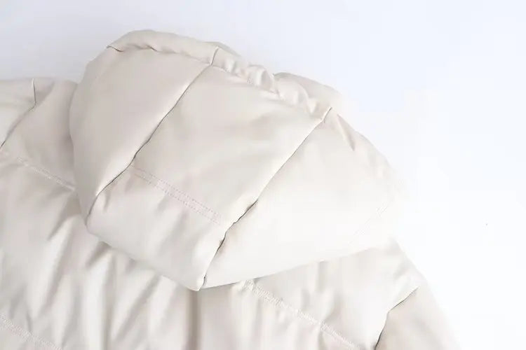 Winter Women's Cold Coat Winter Jackets For Women 2023 Warm Leather PU Parkas Winter Coat Promotion Female Outerwear