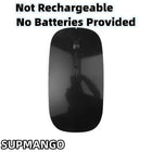 Wireless gaming mouse, quiet and magical, suitable for laptops and tablets, with battery powered and rechargeable versions