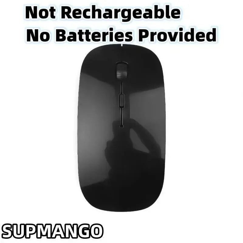 Wireless gaming mouse, quiet and magical, suitable for laptops and tablets, with battery powered and rechargeable versions