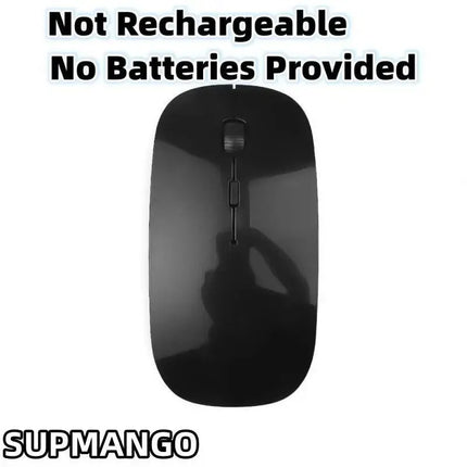 Wireless gaming mouse, quiet and magical, suitable for laptops and tablets, with battery powered and rechargeable versions