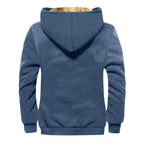 Winter Lambswool Coats Thicken Warm Jackets Long Sleeve Zipper Hoodies Casual Sports Fleece Black Coat Hooded Men Women Jacket