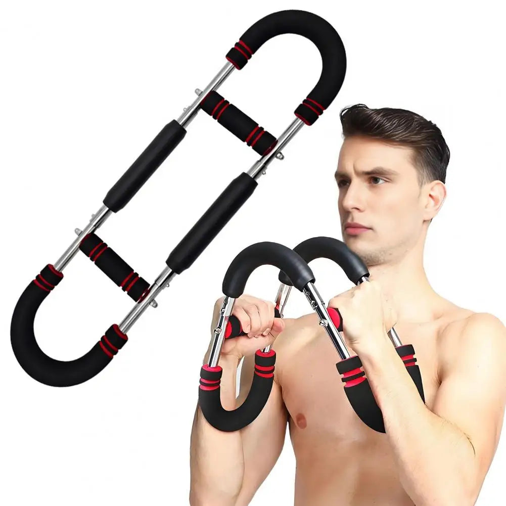Twister Arm Trainer 3 Levels Adjustable Resistance Men Chest Workout Equipment Upper Body Forearm Strengthener Power Twister Bar