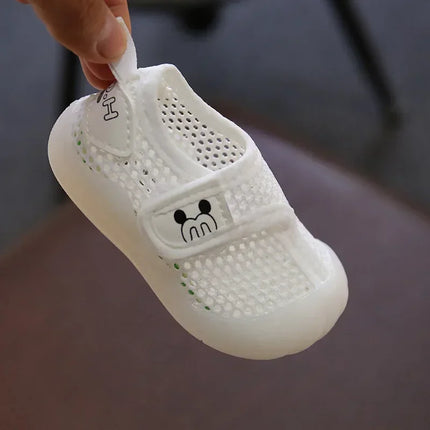 Baby Shoes Boys/Girls Toddler Shoe 2024 Summer New Boy Breathable Mesh Sports Shoe Girls Soft Sole Mesh Shoes Kids Shoes Tênis
