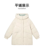 Winter New Down Long Jacket Women Warm Hooded Women's Cotton Padded Puffer Coat Fashion Temperament Overcoat Top
