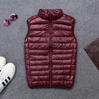Winter Men Duck Down Vest 2024 Coat Ultralight Sleeveless Puffer Vest Jacket ultra thin warm lightweight down jacket Waistcoat