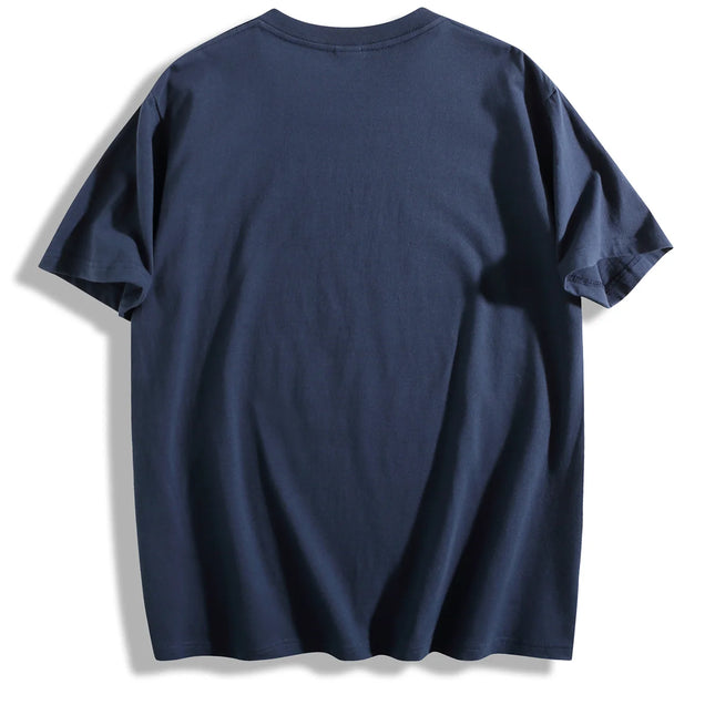 T Shirt For Man 100% Cotton Summer Blessed by God Loved by Jesus Casual Slim Fit Round Neck Short Sleeved T-shirt Top