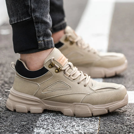 Safety Shoes Men Steel Toe Work Shoes Anti-smash Anti-puncture Indestructible Shoes Protective Boots Tactical Boots