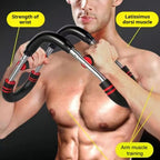 Twister Arm Trainer 3 Levels Adjustable Resistance Men Chest Workout Equipment Upper Body Forearm Strengthener Power Twister Bar