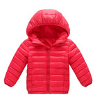 Winter Kids Warm Down Coats Autumn Children Cotton-Padded Jackets Boys Girls Clothing Baby Hooded Outerwear 3-12 Years