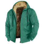 Winter Lambswool Coats Thicken Warm Jackets Long Sleeve Zipper Hoodies Casual Sports Fleece Black Coat Hooded Men Women Jacket