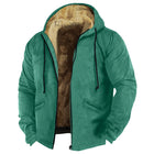 Winter Lambswool Coats Thicken Warm Jackets Long Sleeve Zipper Hoodies Casual Sports Fleece Black Coat Hooded Men Women Jacket