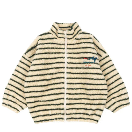 25 Winter New Children's Warm Coat  Cute Printed Bow Lamb Wool Coat for Boys and Girls Baby Girl Winter Clothes